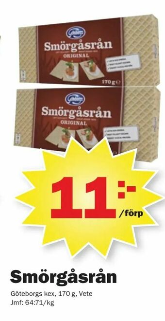 Pekås Smörgåsrån erbjuda