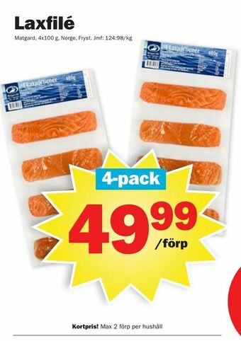 Pekås Laxfilé erbjuda