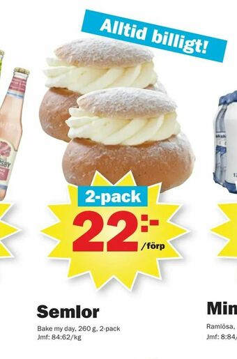 Pekås Semlor erbjuda