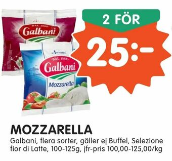 Tempo Mozzarella erbjuda