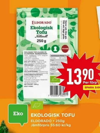 Willys Ekologisk tofu erbjuda
