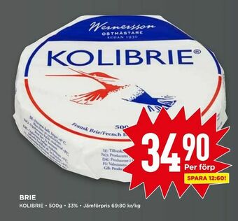 Willys Brie erbjuda