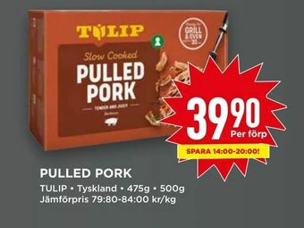 Willys Pulled pork erbjuda