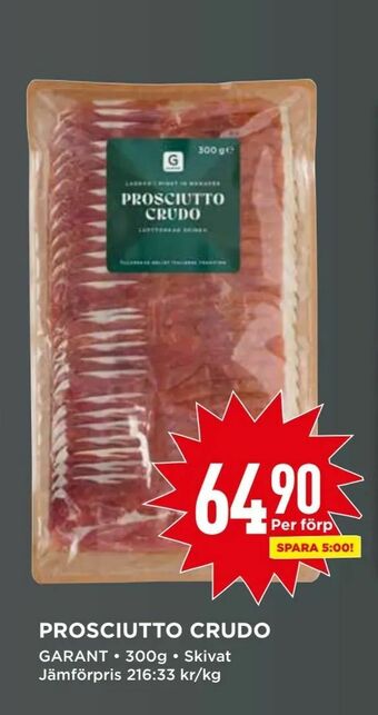 Willys Prosciutto crudo erbjuda