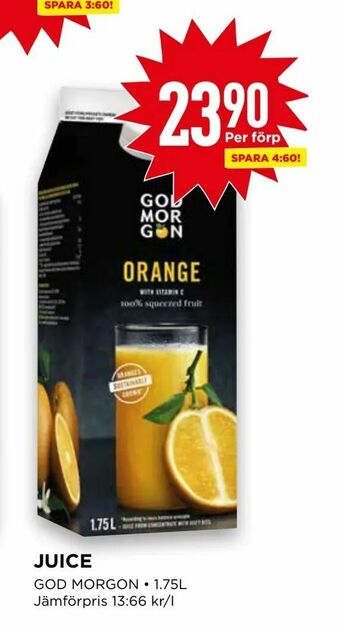Willys Juice erbjuda