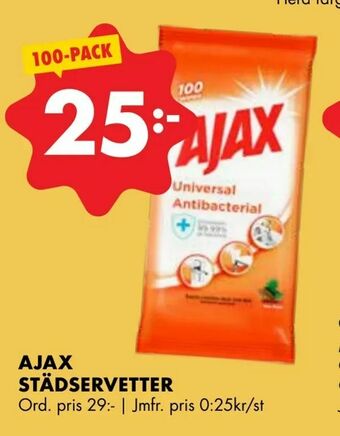 ÖoB Ajax städservetter erbjuda