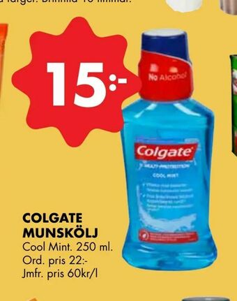 ÖoB Colgate munskölj erbjuda