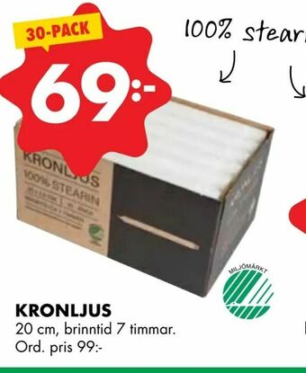 ÖoB Kronljus erbjuda