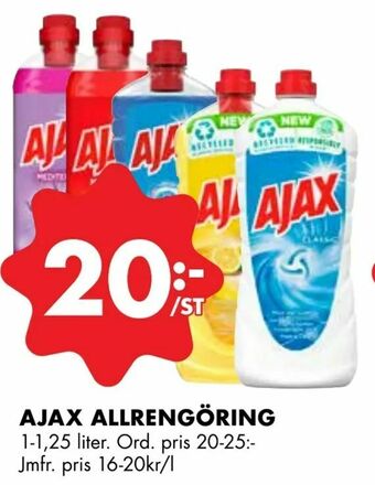 ÖoB Ajax allrengöring erbjuda