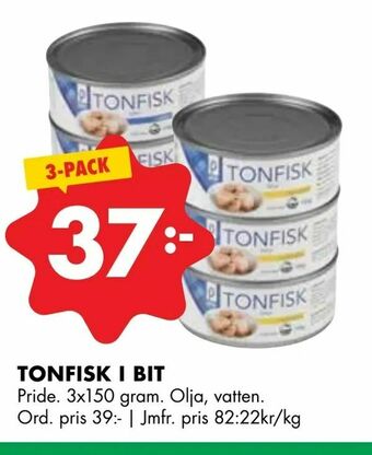 ÖoB Tonfisk i bit erbjuda
