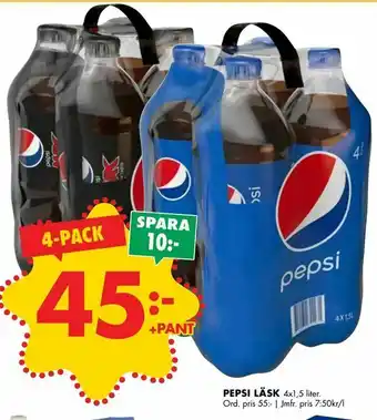 ÖoB Pepsi läsk erbjuda