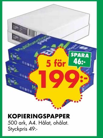 ÖoB Kopieringspapper erbjuda