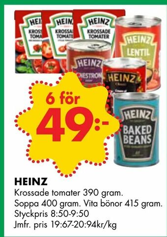 ÖoB Heinz erbjuda