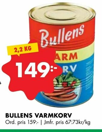 ÖoB Bullens varmkorv erbjuda