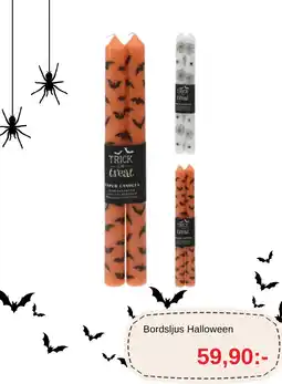 Blomsterlandet Trick or treat Bordsljus Halloween erbjuda