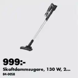 Biltema Skaftdammsugare erbjuda