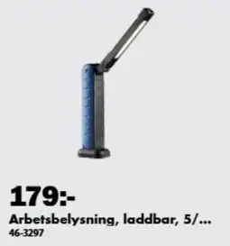 Biltema Arbetsbelysning, laddbar erbjuda