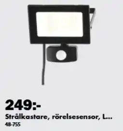 Biltema Strålkastare, rörelsesensor erbjuda