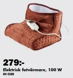 Biltema Elektrisk fotvärmare erbjuda