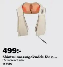 Biltema Shiatsu massagekudde erbjuda