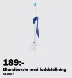 Biltema Eltandborste med laddställning erbjuda