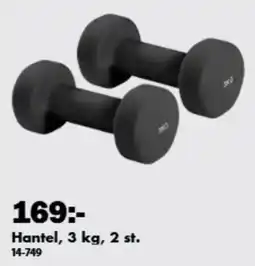 Biltema Hantel erbjuda