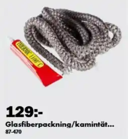 Biltema Glasfiberpackning/kamintät... erbjuda