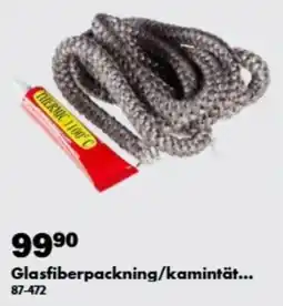 Biltema Glasfiberpackning/kamintät erbjuda