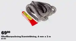 Biltema Glasfiberpackning/kamintätning erbjuda