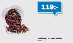 Biltema Pärlhink erbjuda