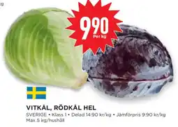 Willys Vitkål, Rödkål Hel erbjuda