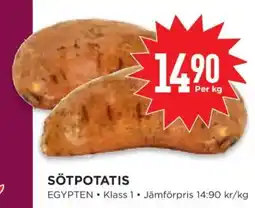 Willys Sötpotatis erbjuda