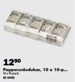 Biltema Pappersnäsdukar erbjuda