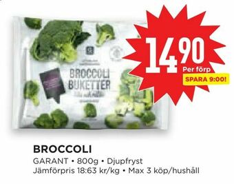 Willys Hemma Broccoli erbjuda