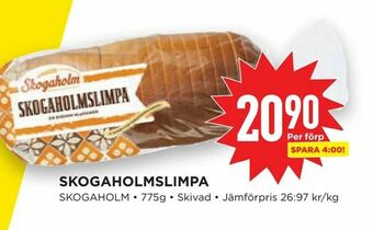 Willys Hemma Skogaholmslimpa erbjuda