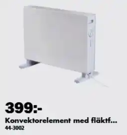 Biltema Konvektorelement med fläktf... erbjuda