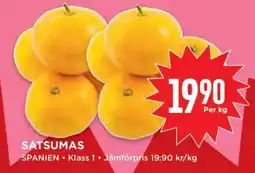 Willys Satsumas erbjuda