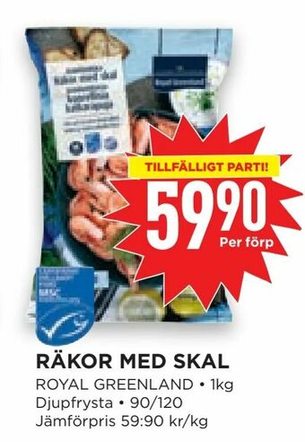 Willys Hemma Räkor med skal erbjuda