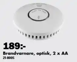 Biltema Brandvarnare, optisk erbjuda