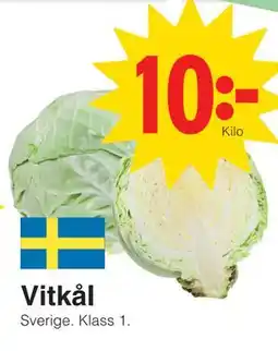 Matöppet Vitkål erbjuda