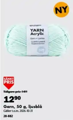 Biltema Yarn Acrylic erbjuda