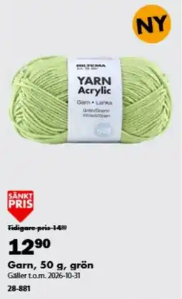 Biltema Biltema yarn acrylic erbjuda