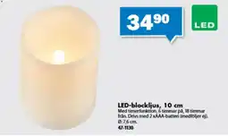 Biltema LED-blockljus erbjuda
