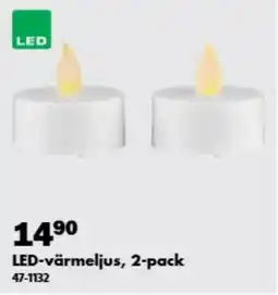 Biltema LED-värmeljus erbjuda