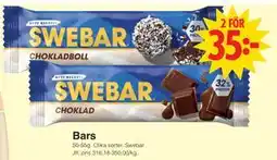Matöppet Bars erbjuda
