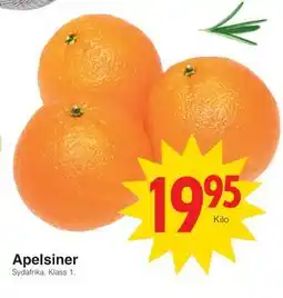 Matöppet Apelsiner erbjuda