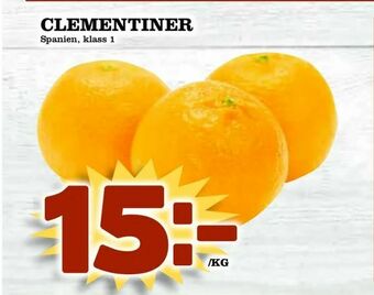 Matdax Clementiner erbjuda