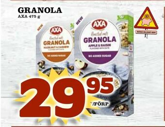 Matdax Granola erbjuda