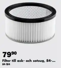 Biltema Filter till ask- och sotsug erbjuda