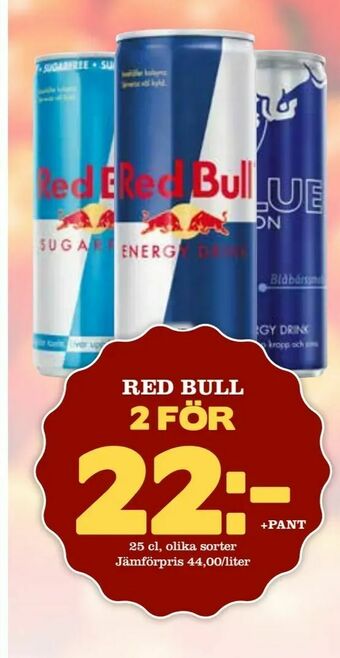 Matdax Red bull erbjuda